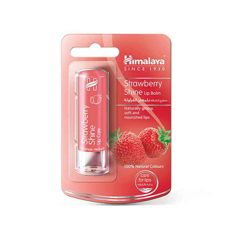 Himalaya SINCE 1930 Herbals Strawberry Shine Lip Care, 4.5g