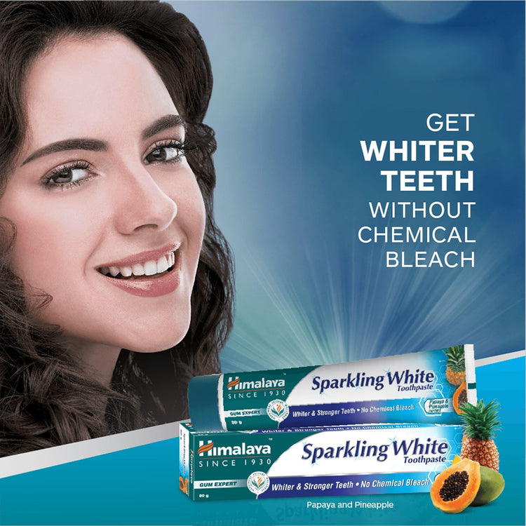 HIMALAYA SPARKLING WHITE TOOTHPASTE 150G (PO3)