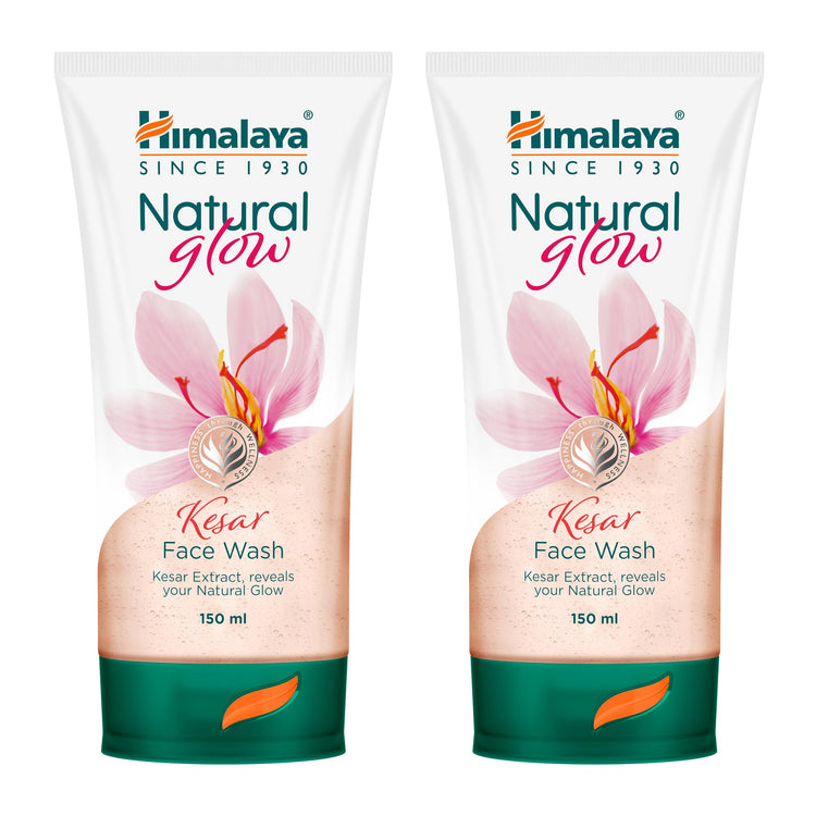 Himalaya Natural Glow Kesar Face Wash (Pack of 2)