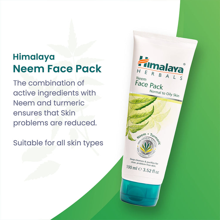 Himalaya Herbals Purifying Neem Pack, 100g Packaging might differ