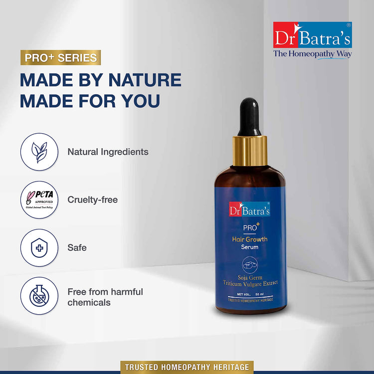 Dr Batra's Pro+ Hair Growth Serum 50 gm, Natural Serum