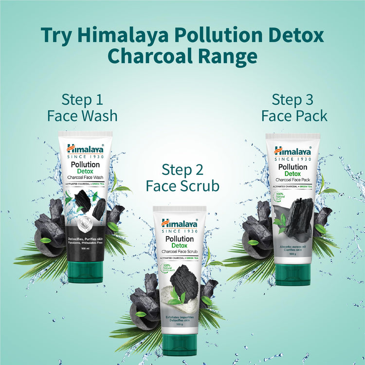 Himalaya Pollution Detox Charcoal Face Wash | 100ml