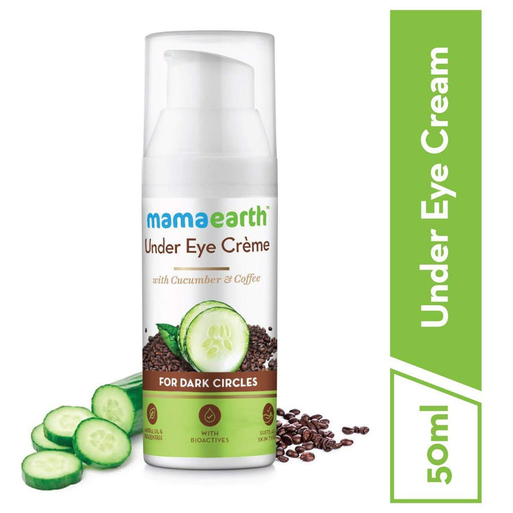 Mamaearth Under Eye Crème with Cucumber and Caffeine for Dark Circle - 50ml