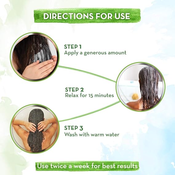 Onion Hair Mask, For Hair Fall Control, With Onion Oil and Organic Bamboo Vinegar, 200ml