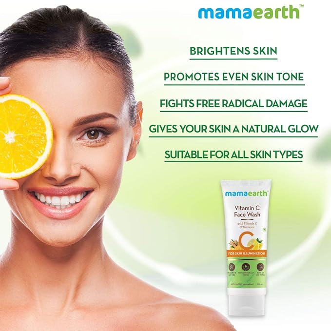 Mamaearth BT FACEWASH VITAMIN C 100ML