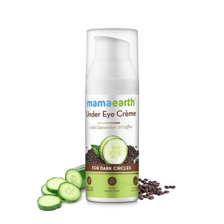 Mamaearth Under Eye Crème with Cucumber and Caffeine for Dark Circle - 50ml