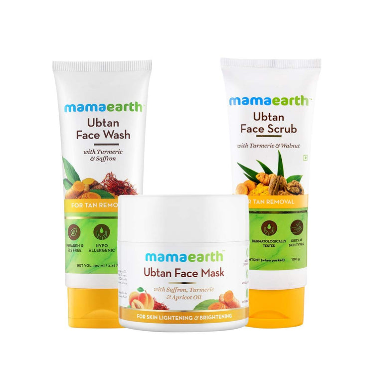 Mamaearth BT Tan Removal Combo Ubtan Face Scrub-Ubtan Face Wash