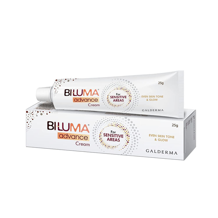 BI-LUMA Advance Sensitive Areas Brightening Cream For Even Skin Tone & Glow, Soothes Sensitive Skin, 25g