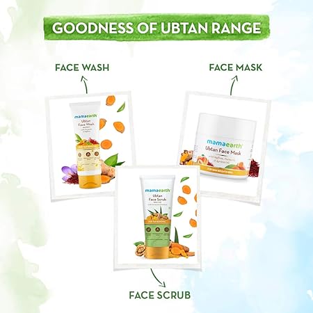 Mamaearth BT Tan Removal Combo Ubtan Face Scrub-Ubtan Face Wash