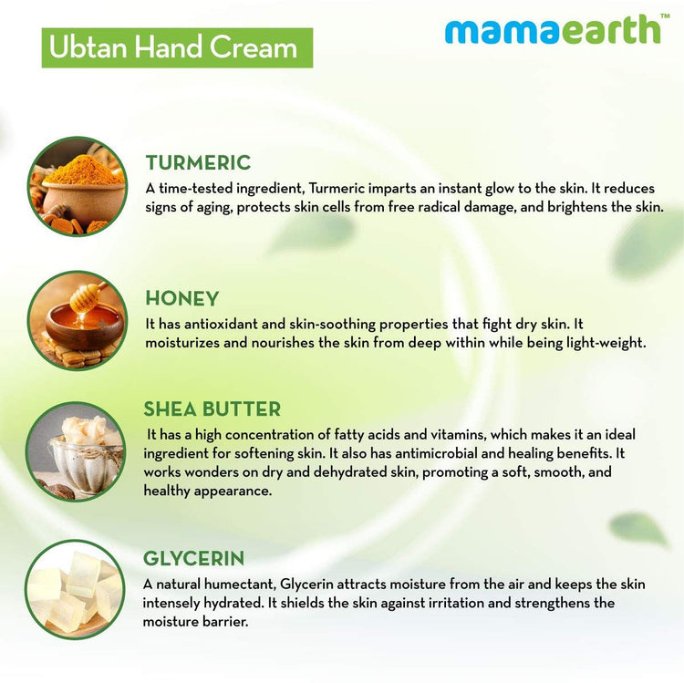 Mamaearth BT UBTAN HAND CREAMamaearth 50G