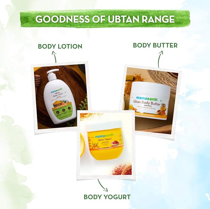 Ubtan Body Wash With Turmeric and Saffron for Glowing Skin - 300 ml