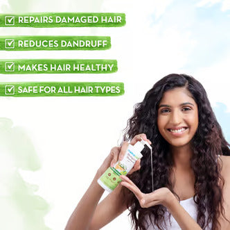 BhringAmla Shampoo with Bhringraj and Amla for Intense Hair Treatment - 250 ml