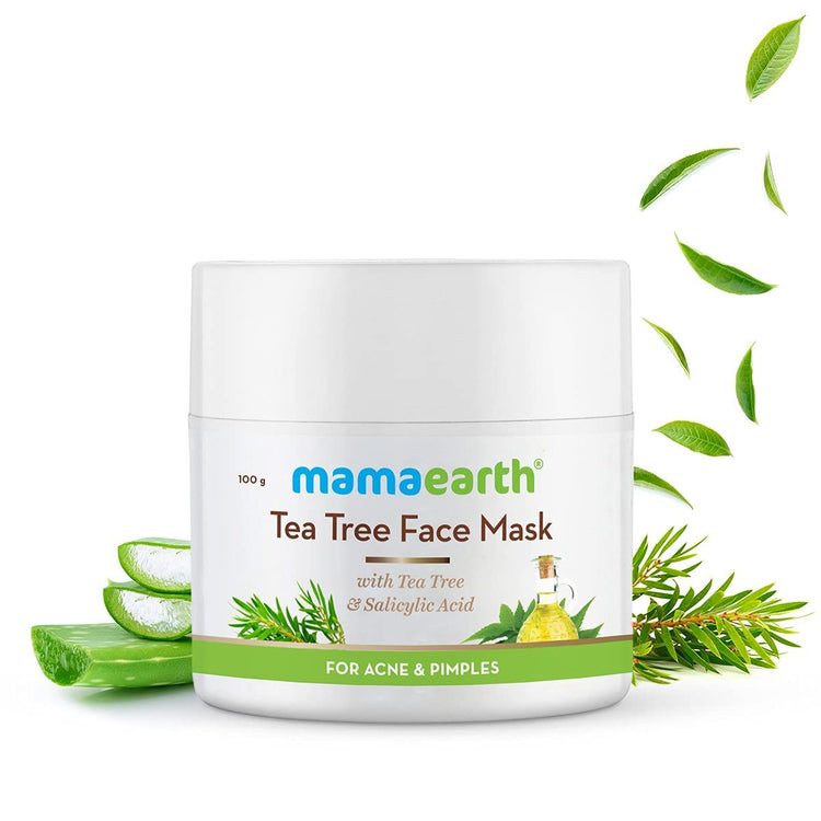 Tea Tree Face Mask for Acne, with Tea Tree and Salicylic Acid for Acne and Pimples - 100g