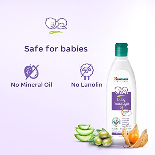 Himalaya Baby Massage Oil (200ml, White)