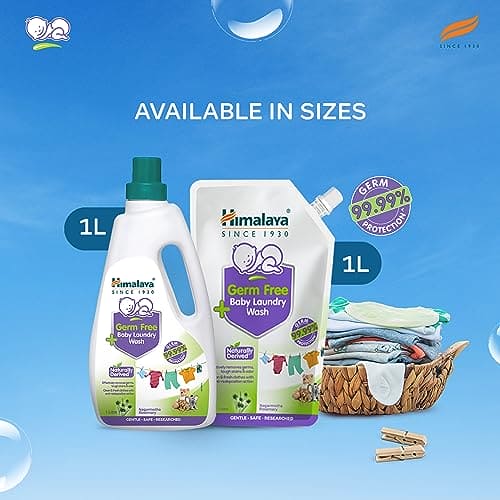 Himalaya Grem Free Baby Laundry wash ( Baby Liquid Detergent ) 1 Litre Refill Pack