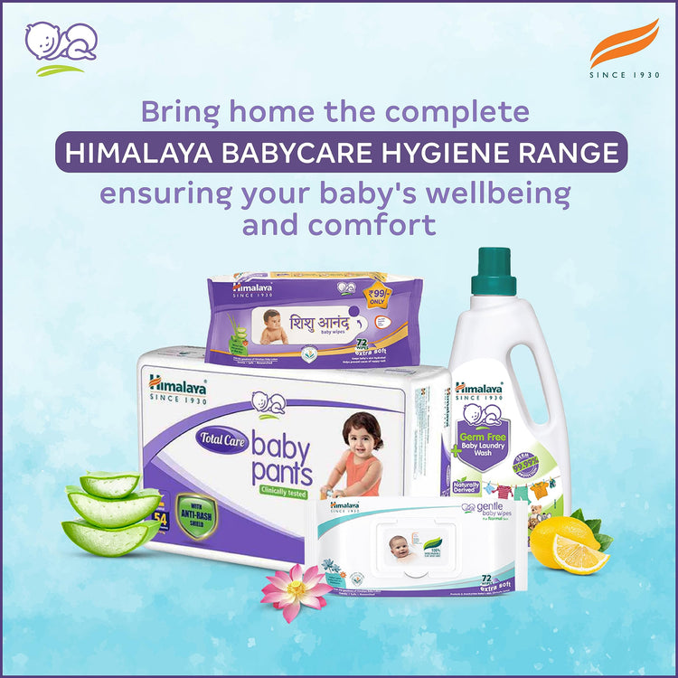 Himalaya Gentle Baby Wipes, 72 Wipes